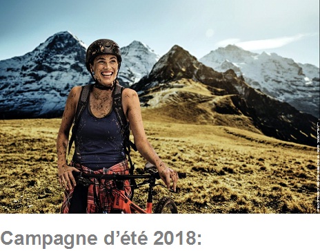 Suisse Tourisme met le vélo au centre de sa campagne promotionnelle d'été